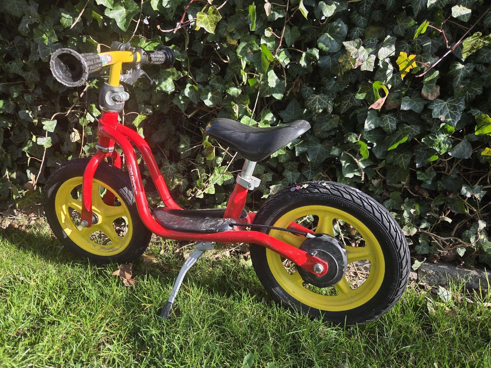 Puky Fahrzeuge für Kinder: Puky Laufrad - Rot/Gelb - Ideal für kleine Abenteurer! – Gebraucht aus Etziken von Brugger1 1