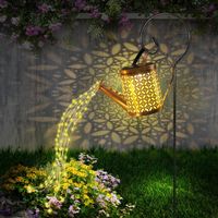 SOLAR GIESSKANNE LED LICHT - SOLAR LED LAMPE FÜR GARTEN
