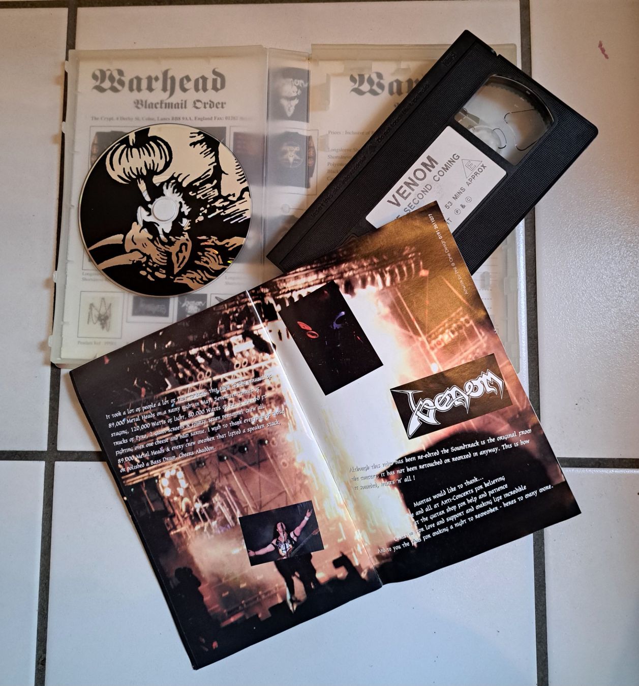 Musicassette: Venom - Second Coming VHS Box (CD/Book) Rar! – Usato da Solothurn venduto da Temple_of_Triton 2