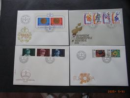 1975/76 FDC 8 Couverts top  KP 96.--