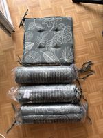 VidaXL Sitzkissen mit Blattmuster, grün 8 er Set neu