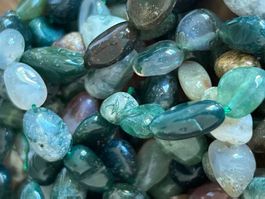 Strang echte Ocean quarz Nuggets 6-8 mm