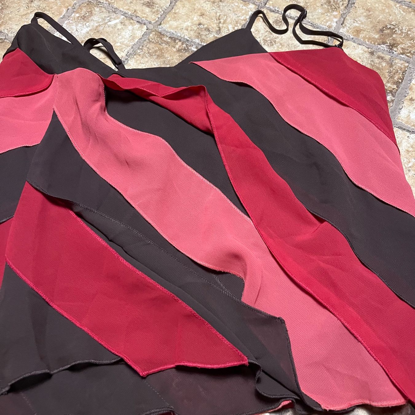 Top: Marks&SpencerTop elegante rosso e marrone, taglia38/40 – Nuovo (secondo la descrizione) da Gordevio venduto da LanaZimm 9