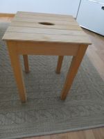 HOLZ-TABURETT Hocker - Massiv Buche