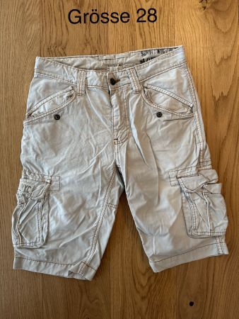 lässige beige Cargo Shorts Gr. 28