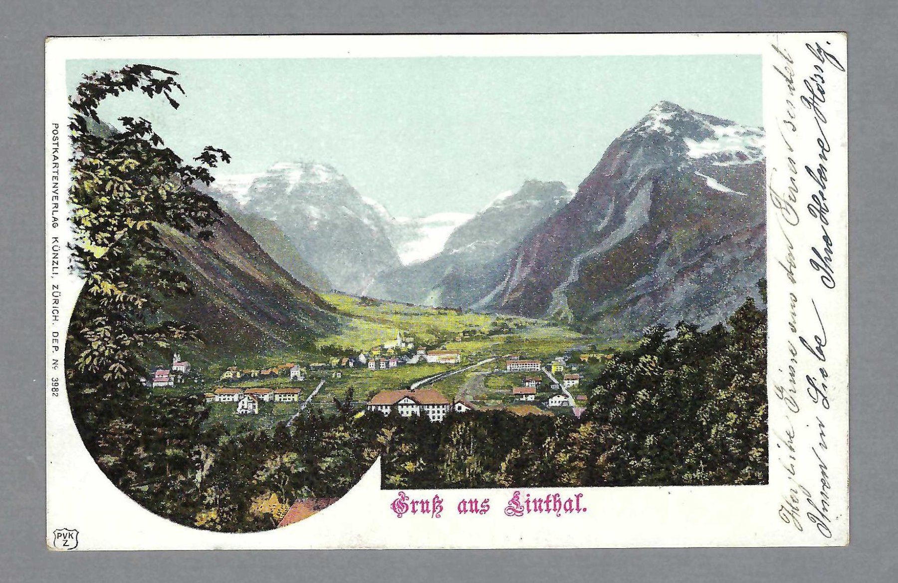 Cartoline postali: 1900, LINTHAL, SCHÖNE CHROMO-LITO – Usato da Pura venduto da ulisse1957