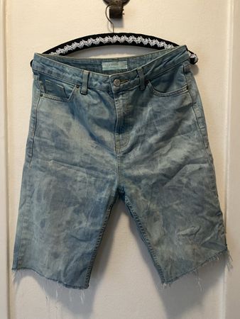 Jeans Shorts, Grösse 36, hellblau/grün Sommer Look