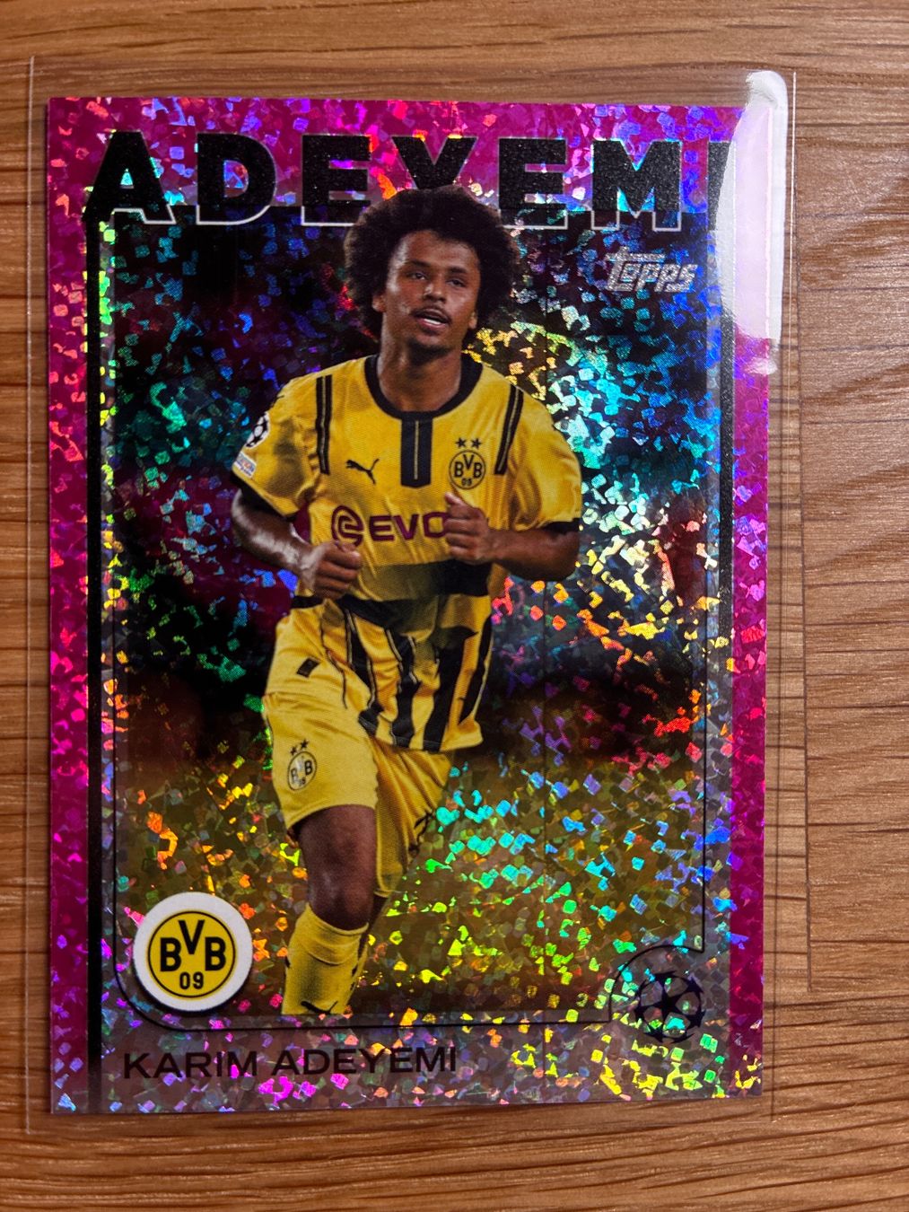 Topps Carte collezionabili: Topps Flagship Karim Adeyemi BVB Pink Specle – Usato da Wangenried venduto da Garagara
