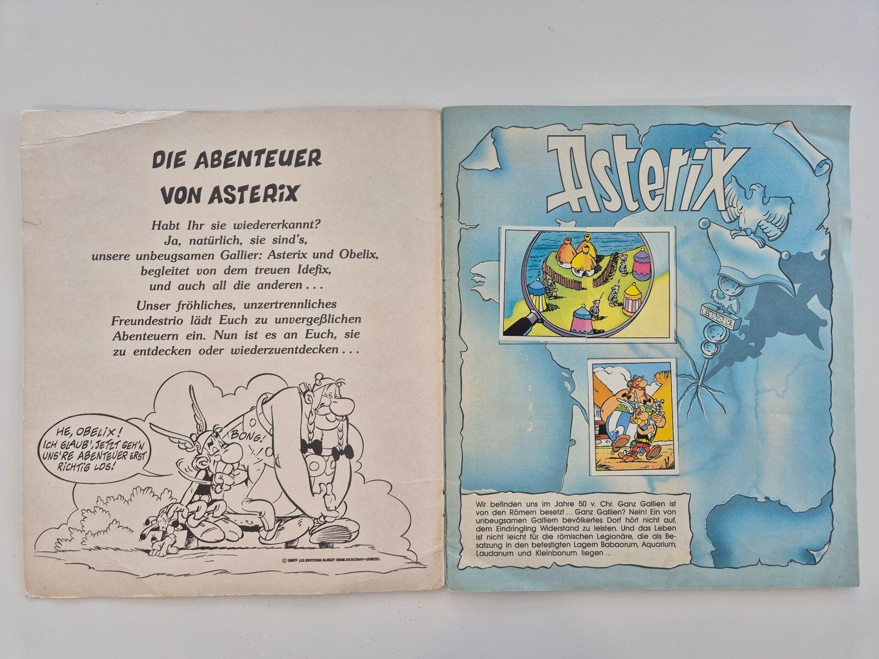 Panini Album: Panini Stickeralbum Asterix Jg. 1987 - KOMPLETT – Usato da Unterkulm venduto da Pato1b 1