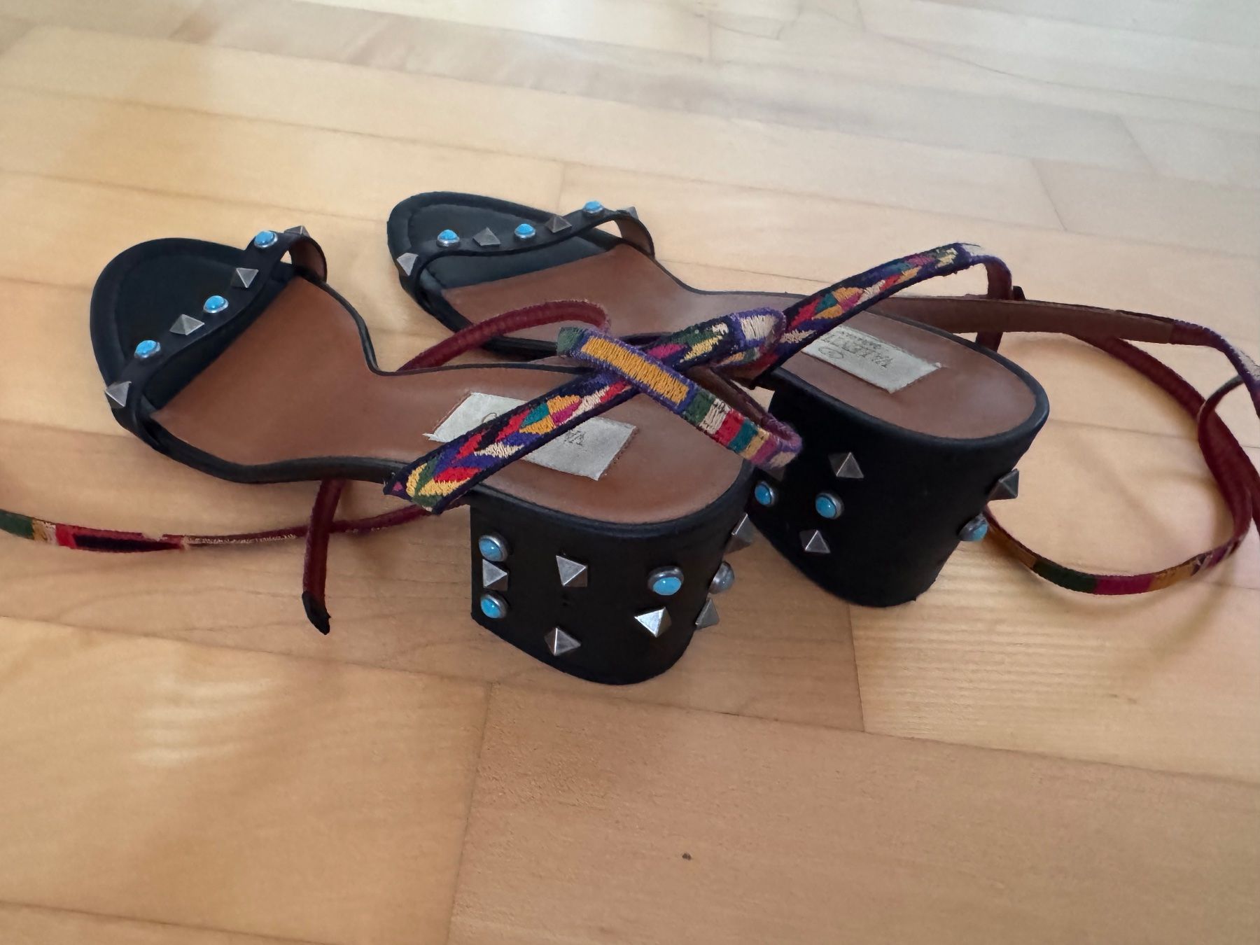 Valentino Scarpe da donna: Sandalen / Sandales Valentino Rockstud Multi .38 – Usato da Schindellegi venduto da soleya 4