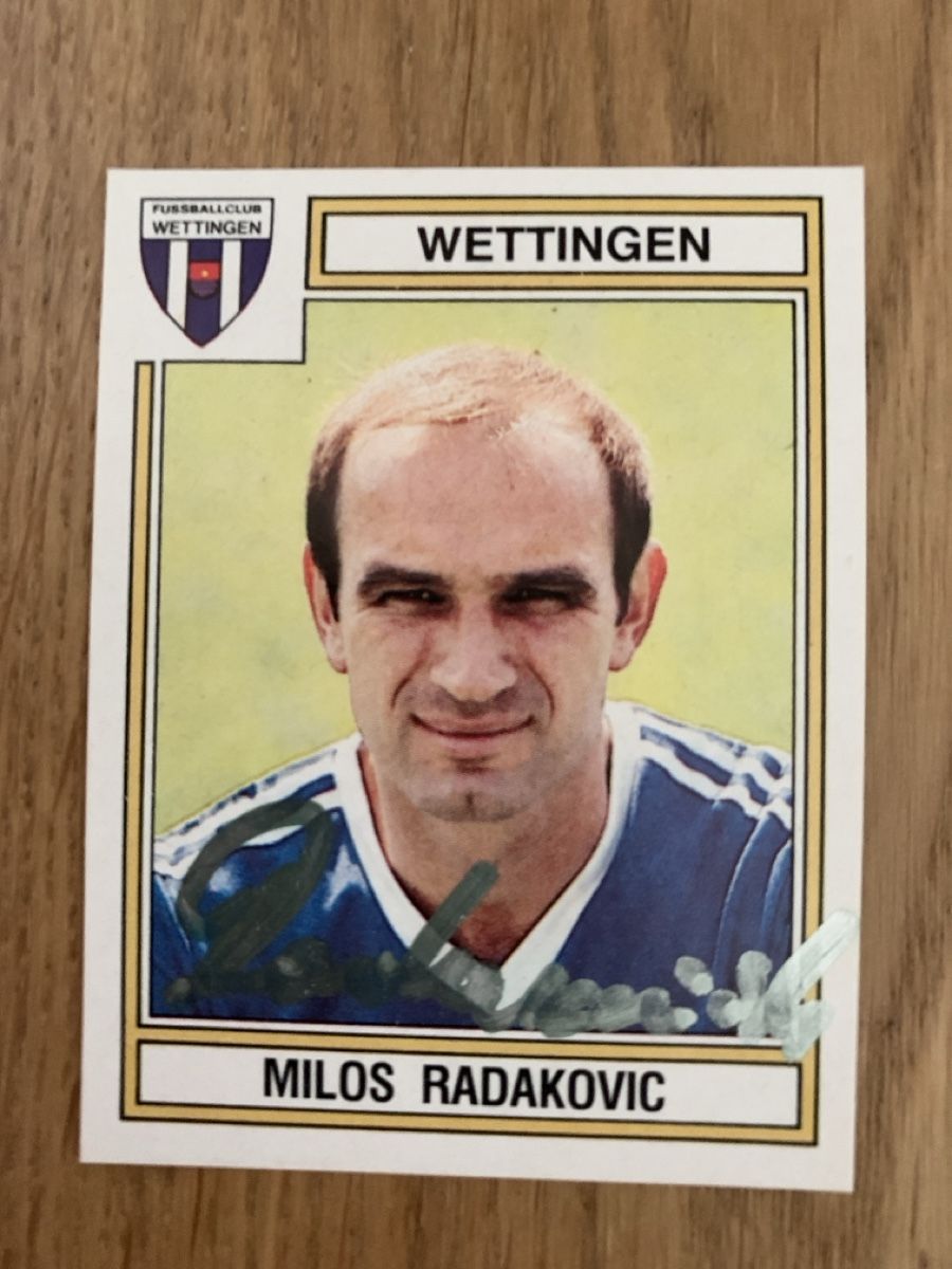 Autografi: FC Wettingen 9 Paninibilder mit Autogrammen 1984 – Usato da Greifensee venduto da Bohne01 6