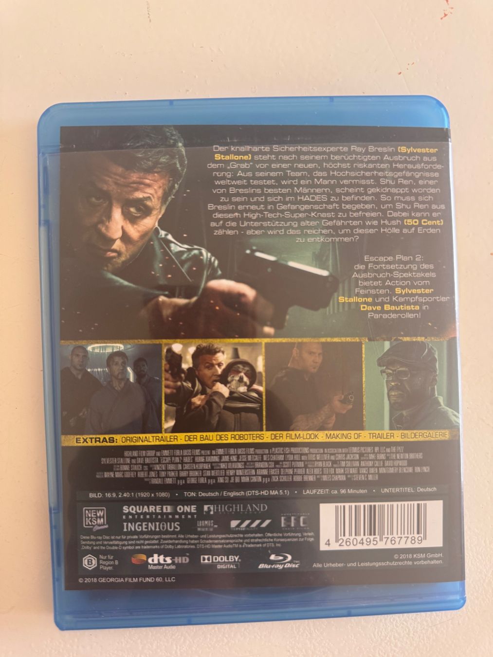 Tutti i DVDs: ESCAPE PLAN 2. (BLU-RAY) MIT SYLVESTER STALLONE – Usato da Basel venduto da san_2qlq 1