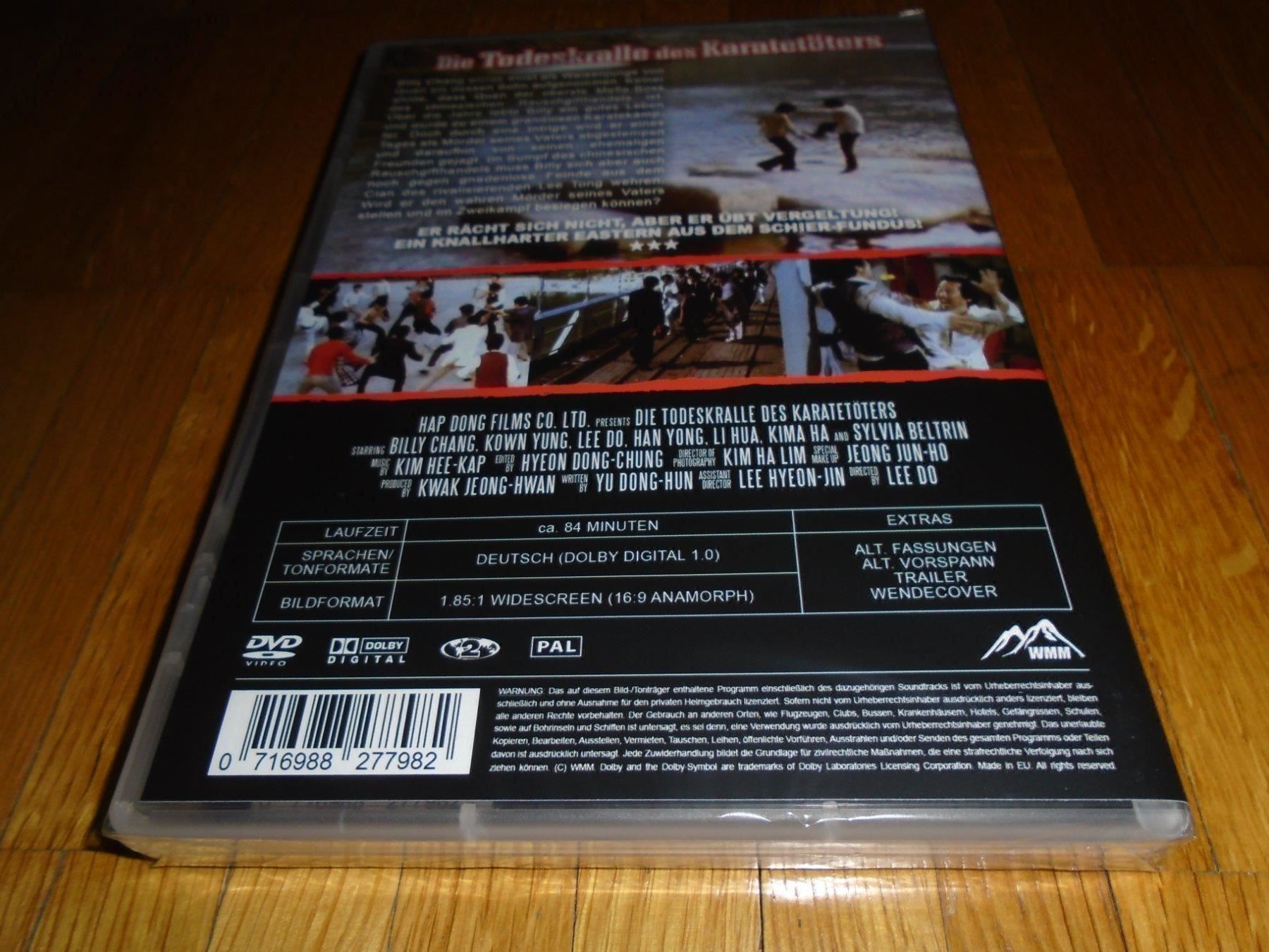 Alle DVDs: Die Todeskralle des Karatetöters - UNCUT – Neu und originalverpackt aus Basel von havsok 1