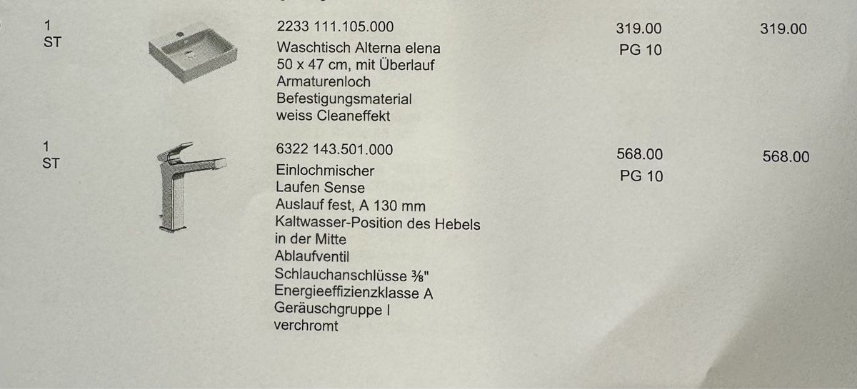 Alterna Installations & Meubles: Catalano Waschtisch Set – Neuf (Voir description) à Amriswil par deluxe_bad 1