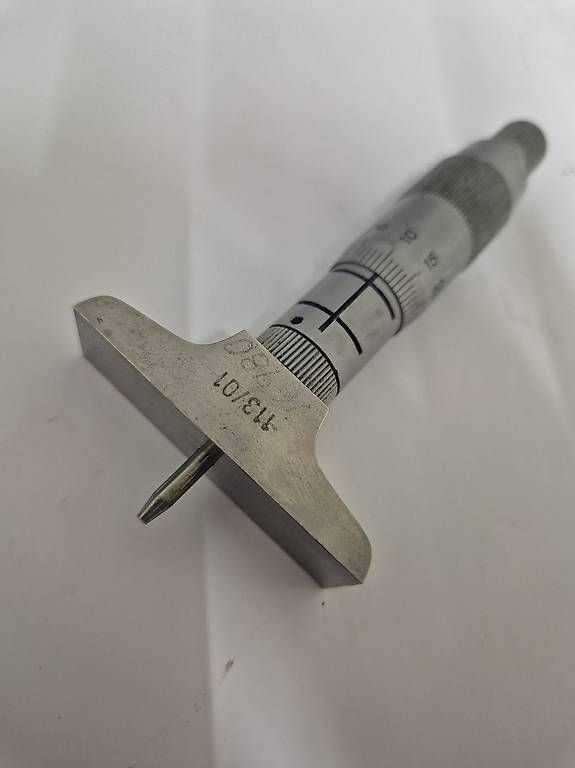 Misurare: Tesa Tiefenmessschraube Mikrometer 0-25 mm – Usato da Pratteln venduto da attech_ 2