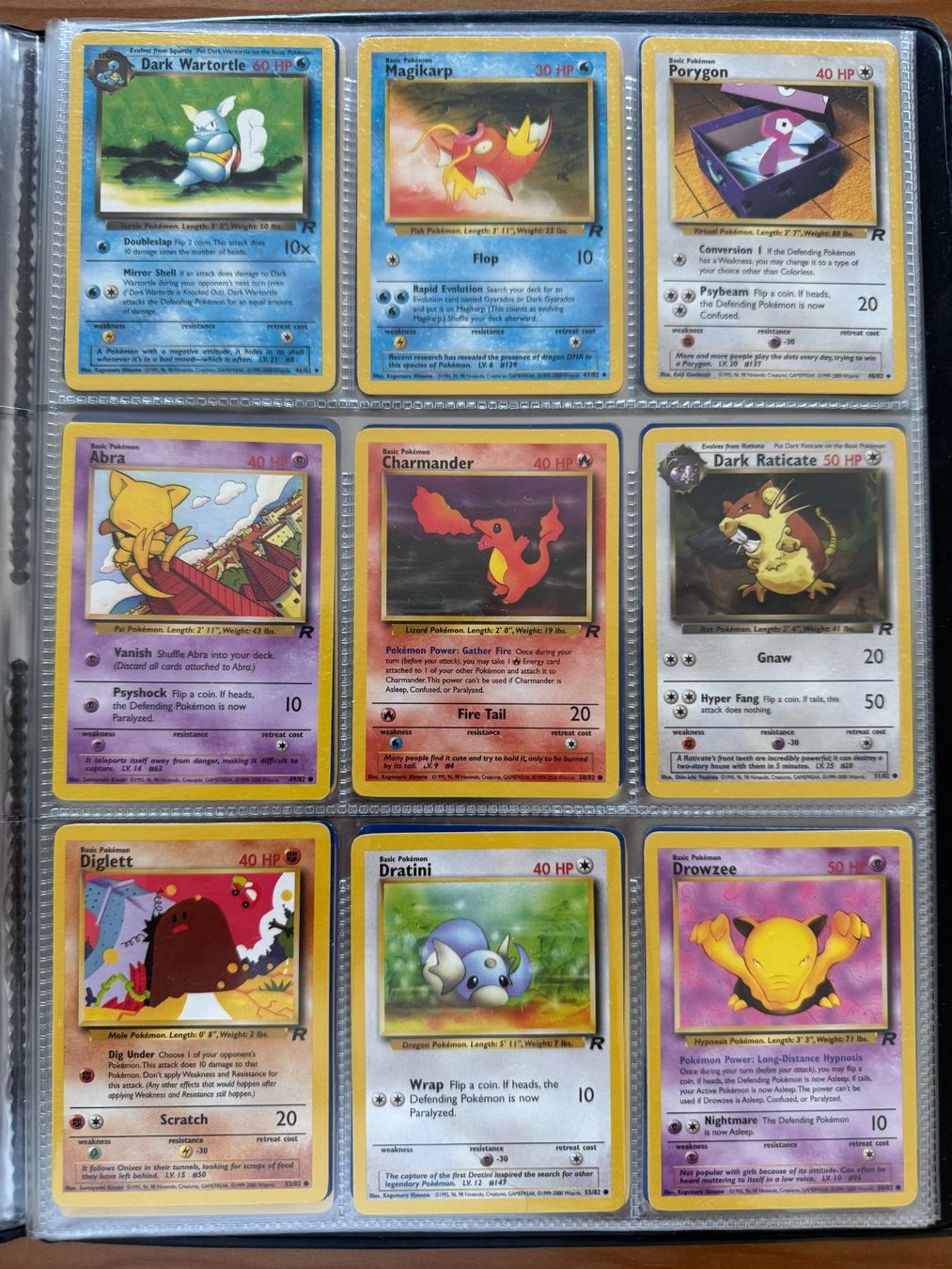 Pokémon Carte collezionabili: Complete Pokémon Team Rocket 2000 Collection – Usato da Lausanne venduto da laminas 5