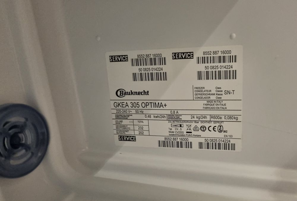 Bauknecht GKEA 305 Optima+ Gefrierschrank A++ (Gebraucht) in Root für ...