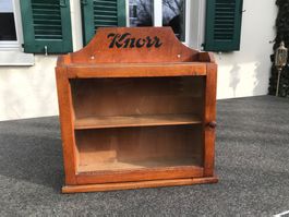 Antike Knorr Vitrine, Schaukästchen, Rarität