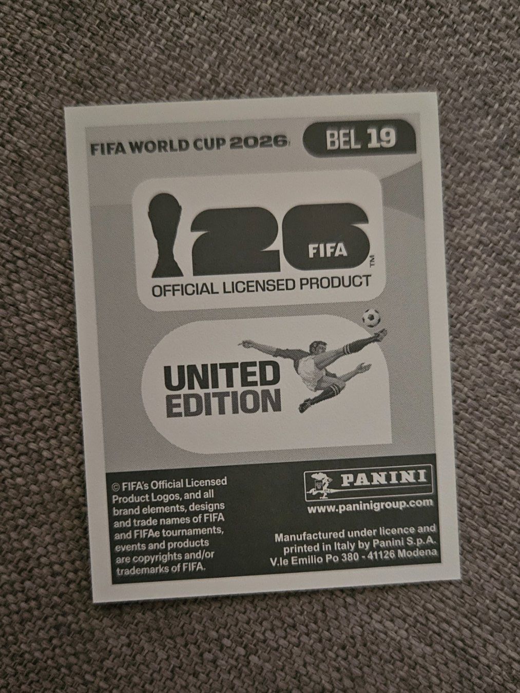 Panini Carte collezionabili: BEL 19 Lois Openda Panini Sticker – Nuovo (secondo la descrizione) da Basel venduto da Berliner89 1