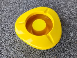 Vintage Aschenbecher Gelb – Space Age / 70er Jahre Design