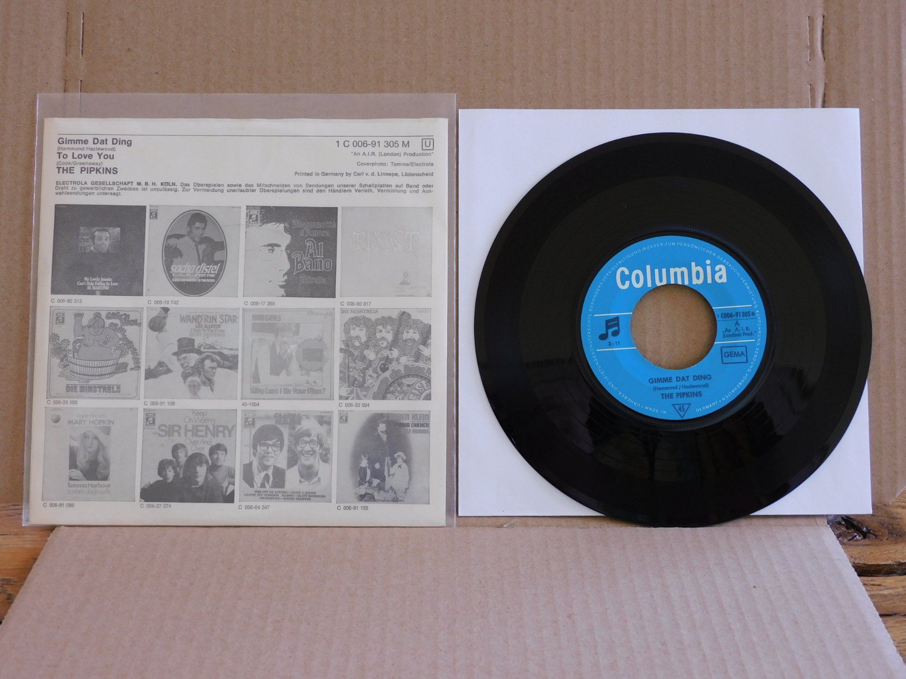 Dischi in vinile: The Pipkins – Gimme Dat Ding – Usato da Emmenbrücke venduto da lamorak 1