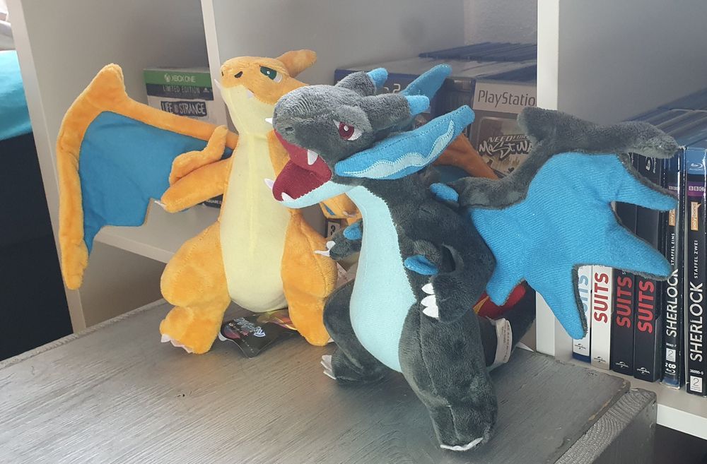 Mega Glurak X und Y Plüschtiere (NEU) Kaufen auf Ricardo