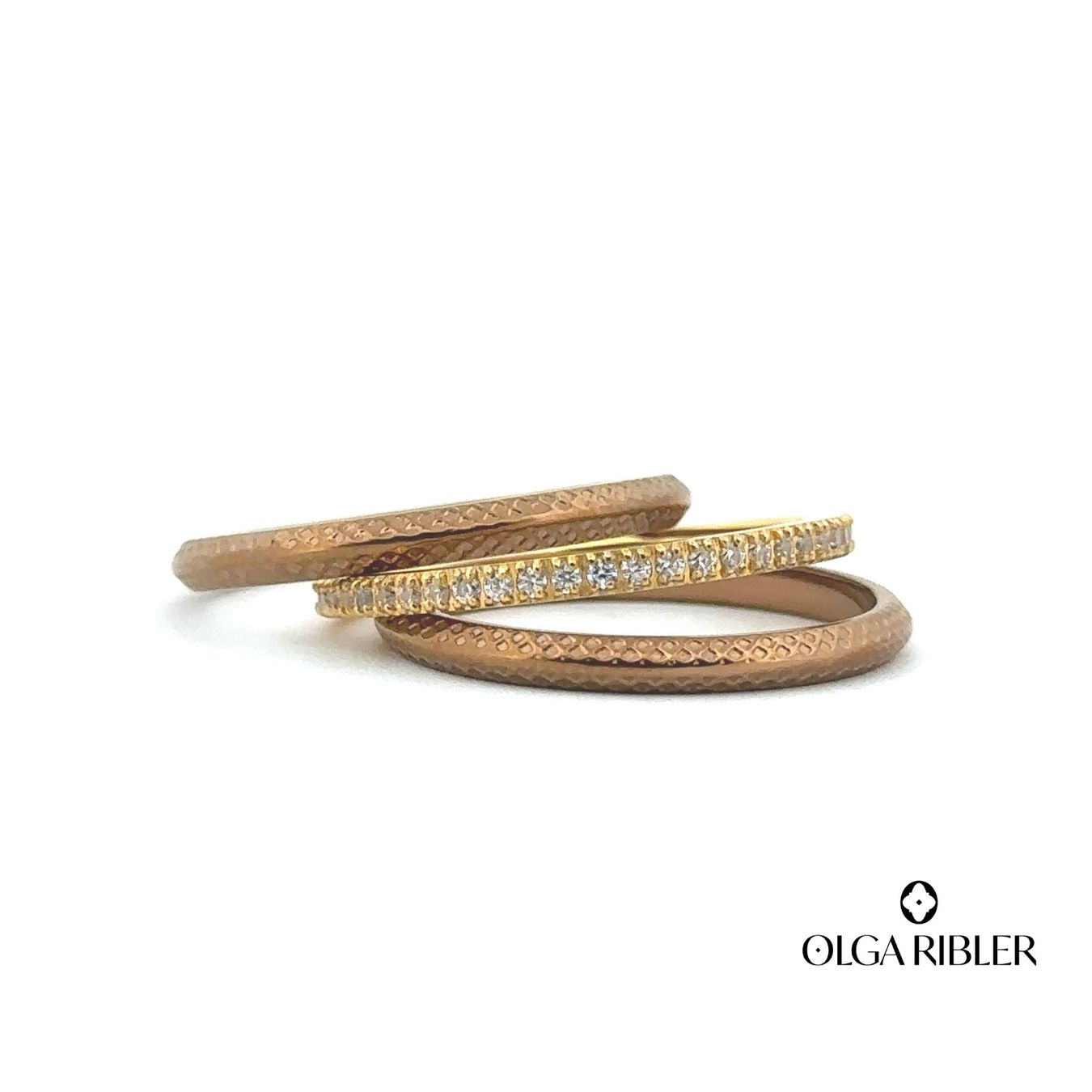 Olga Ribler Bagues: Edelstahl  Ring Set Grösse 58 – Neuf (Voir description) à Luzern par Schmuckoutlet 5