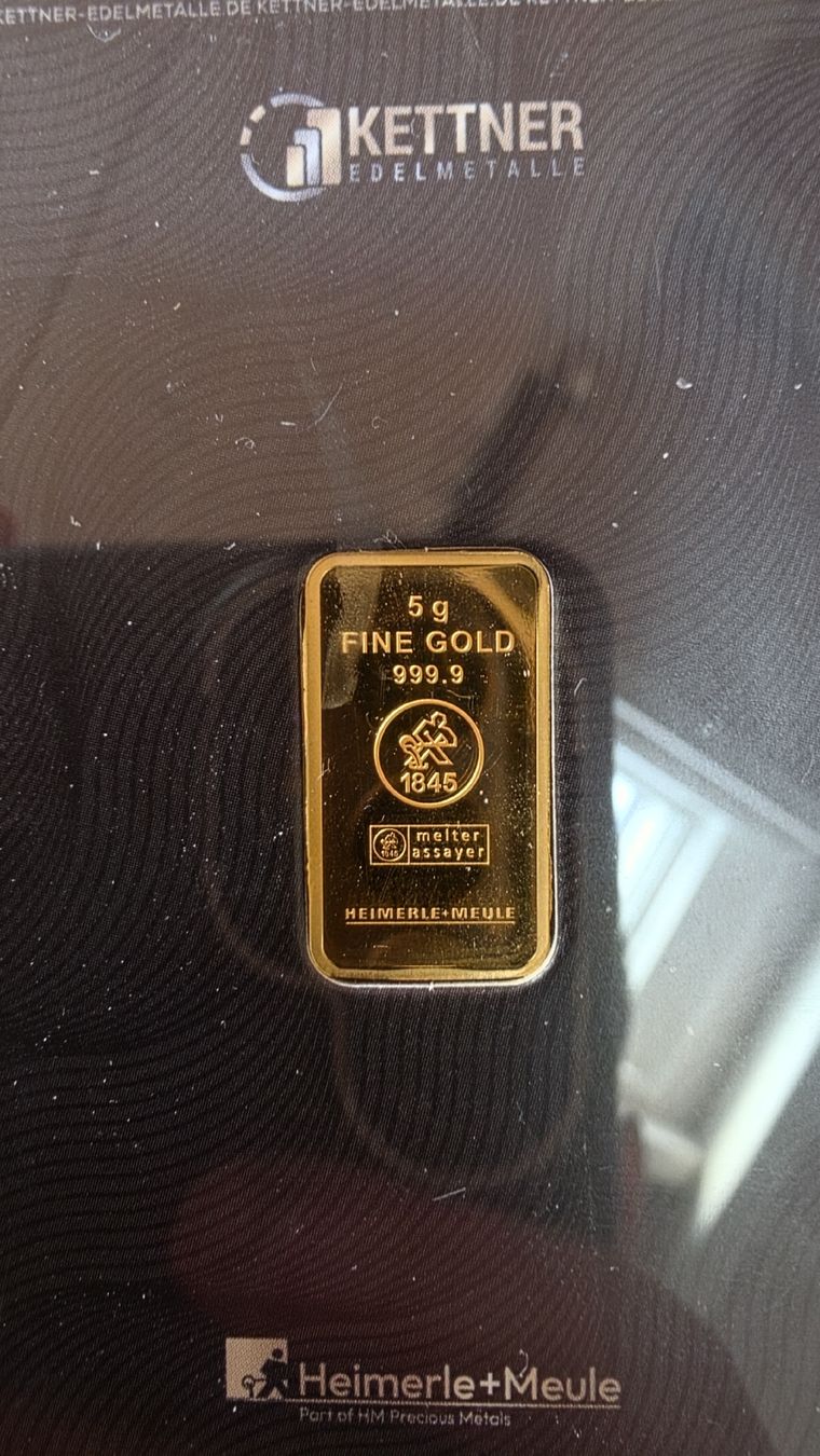 Métaux précieux: 5g Gold – Neuf avec emballage d'origine à Bubendorf par SJK00 2