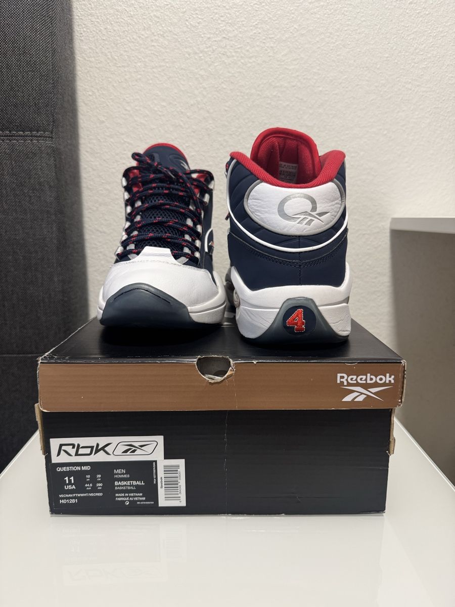Reebok Scarpe da uomo: Reebok Question Mid – Usato da Fribourg venduto da w4keuplukas 2
