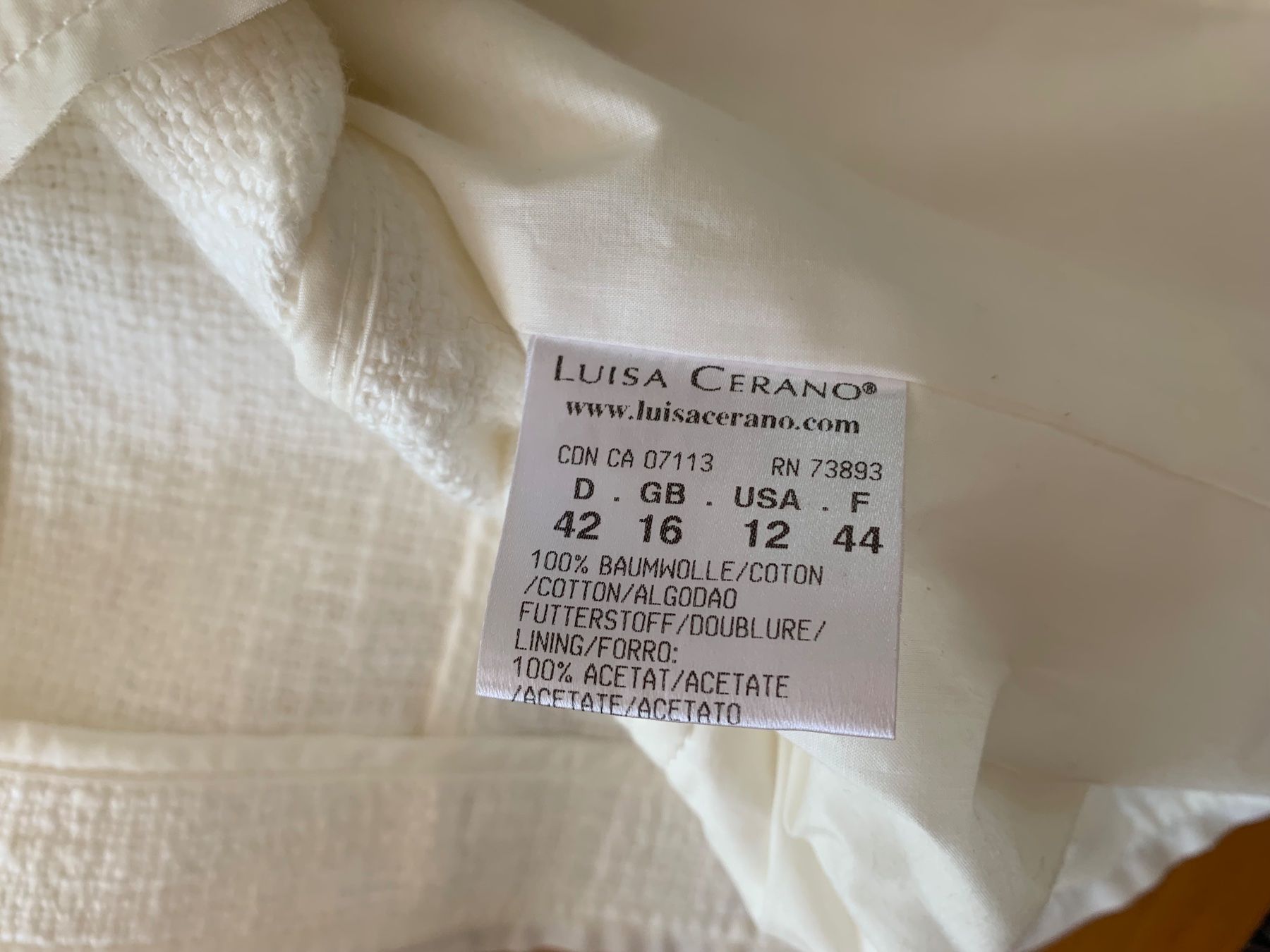 Luisa Cerano Giacche: LUISA CERANO Blazer Grösse 42 – Nuovo (secondo la descrizione) da Meiringen venduto da snahhanssnah 4