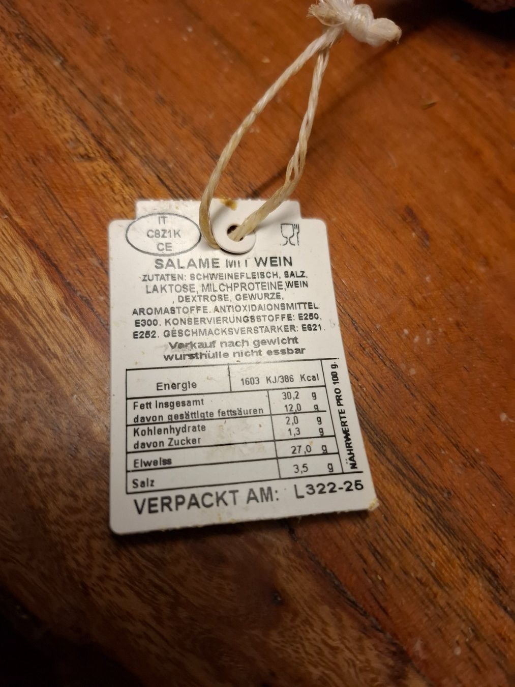 Bücher: Italienische Salami – Neu und originalverpackt aus Hunzenschwil von Tramex1958 4