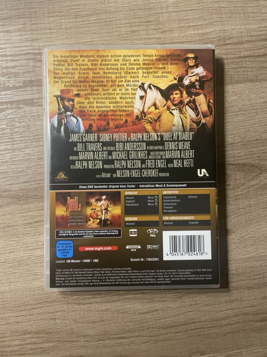 Tutti i DVDs: Duell in Diablo (1966) DVD – Usato da Hagendorn venduto da masterchieff 1