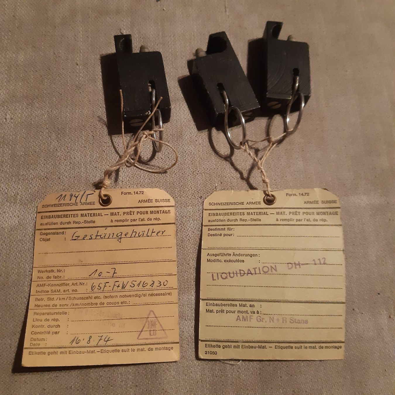 Cartes postales: DH-112 Venom Gestängehalter Schweizer Fliegertruppen – D'occasion à Giffers par attila07
