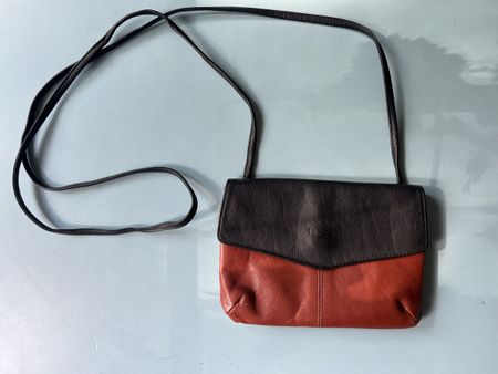 Bree Tasche Leder braun/schwarz