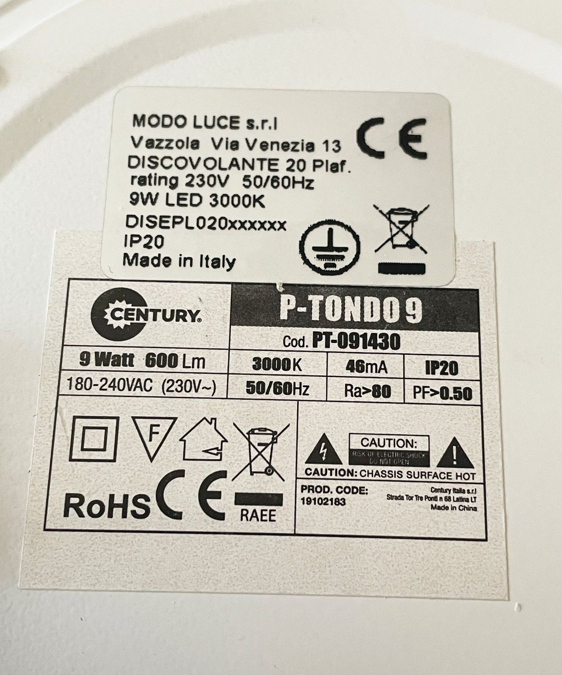 Lampadari & plafoniere: kleine Decken-Einbauleuchte Discovolante von modo luce – Nuovo e nell'imballaggio originale da Chur venduto da elifornico 4