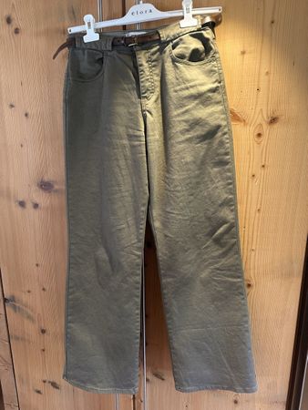 Pantalon Please vert olive - Style décontracté - Taille 28
