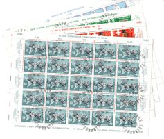 1965 Bogenserie Werbemarken 1965 SBK 428-431 ET
