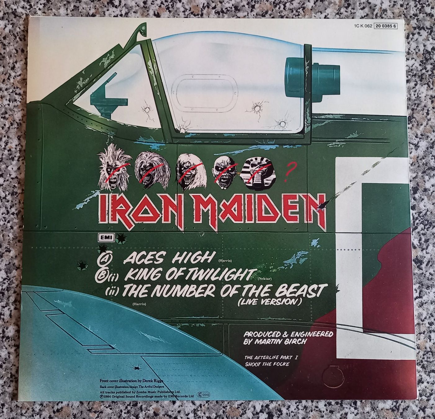 Dischi in vinile: 4 Iron Maiden Maxi-Singles (Germany Editions) – Usato da Reinach AG venduto da cosmiceddie 5