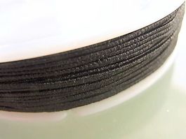 Baumwollgarn schwarz 20m, 0,6mm dick