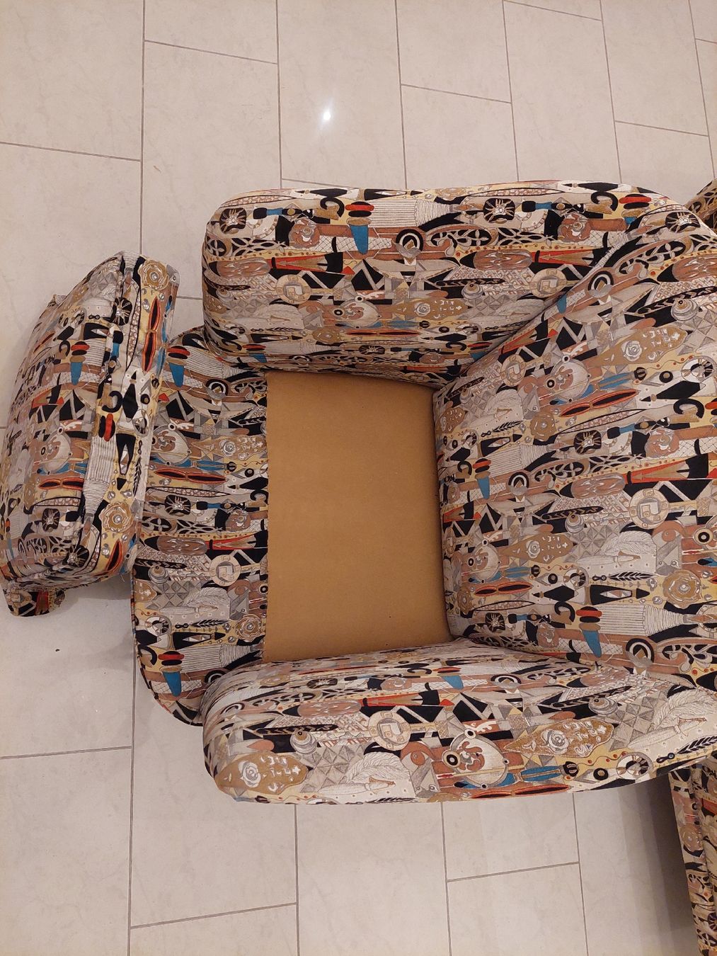 Divani: Retro 2er-Sofa & Sessel, massiv, Federkern – Usato da Brunnen venduto da Livianda 8