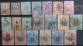 Bulgarien ex. Kat. 38-59 gest. 1892/1901