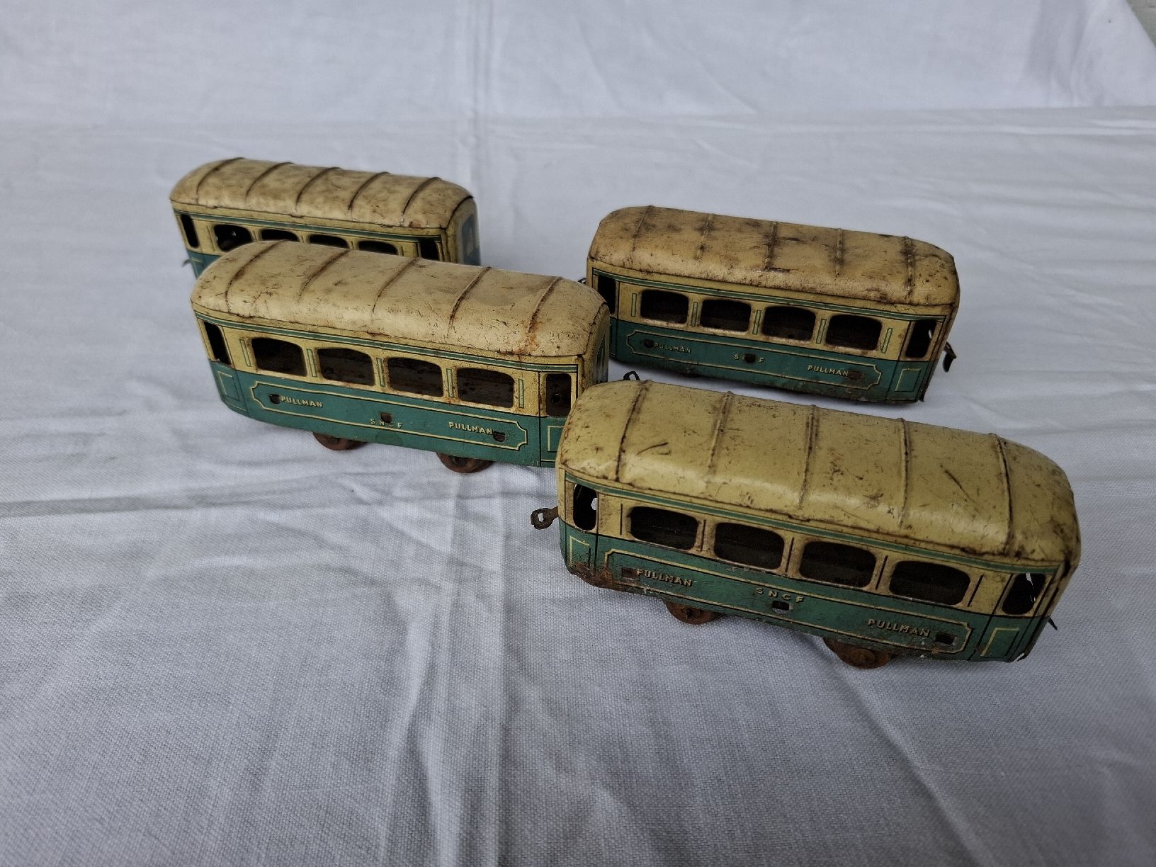 Modelleisenbahnen: JEP Pullman SNCF Blech Zugwaggons, 4 Stk – Gebraucht aus Sumiswald von kei_n5ll 1