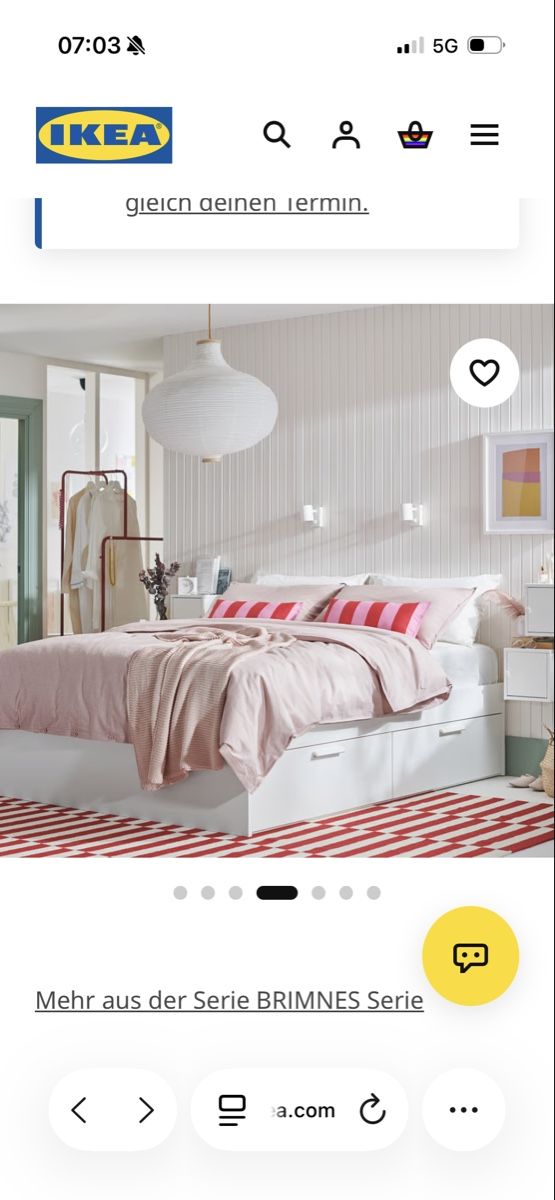 Letti: Bett BRIMNES Ikea – Usato da Bern venduto da EstUnd5 2