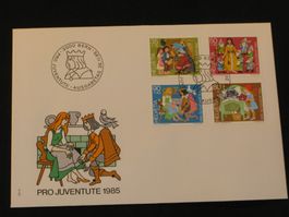 Pro Juventute FDC 1985 Nr. 294 - 297 Märchen