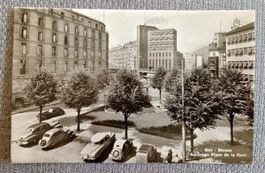 Carte postale / Biel - Bienne / Ancienne Palce de la Gare