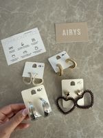 Ohrringe Set AIRYS 4 Paar Damen Schmuck Neu
