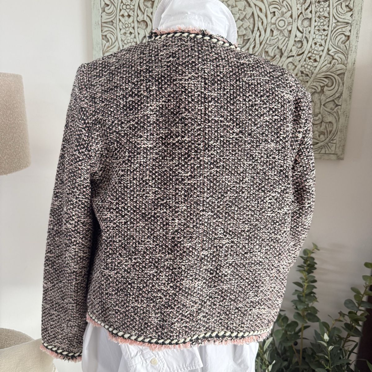 Mango Giacche: Mango Boucle Blazer rosa-schwarz XL – Nuovo (secondo la descrizione) da Wettswil venduto da toskana2002golf 4