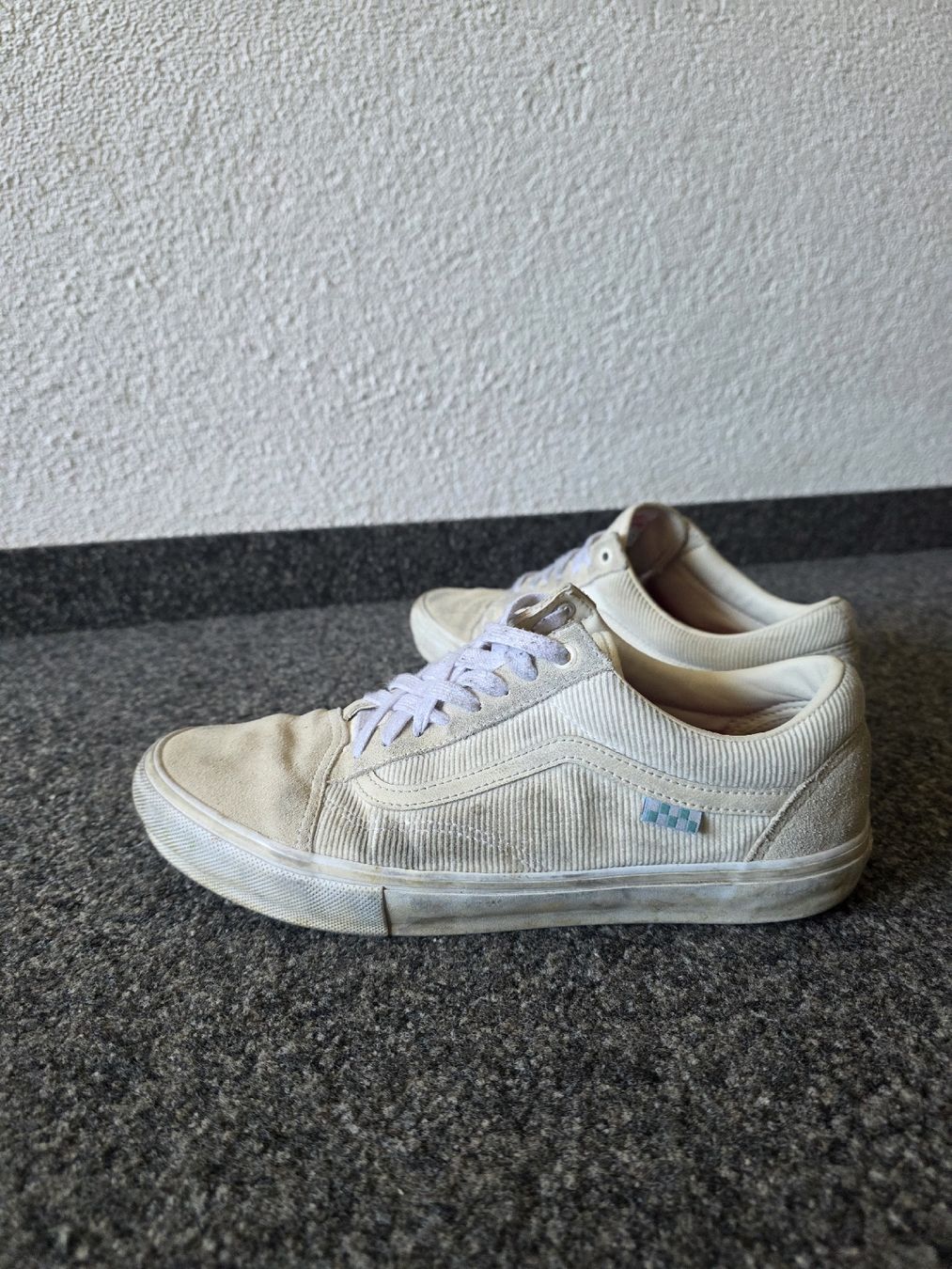 Vans Scarpe da uomo: Vans Old Skool Schuhe Grösse 46 cremefarb Pop Cush – Usato da Heiden venduto da Kuba.D 1