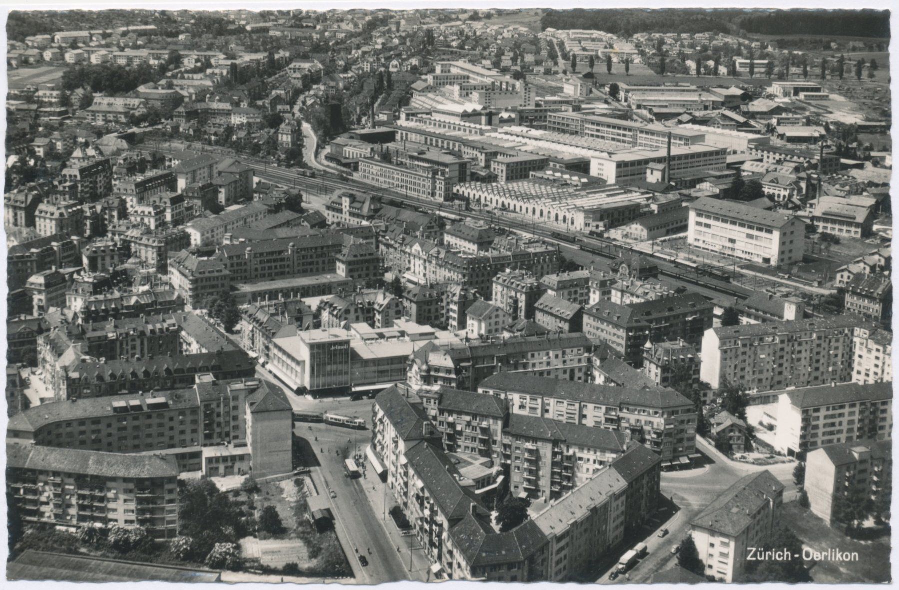 Cartoline postali: Oerlikon 60er Fabrik Quartier – Usato da Lützelflüh-Goldb venduto da fluidum