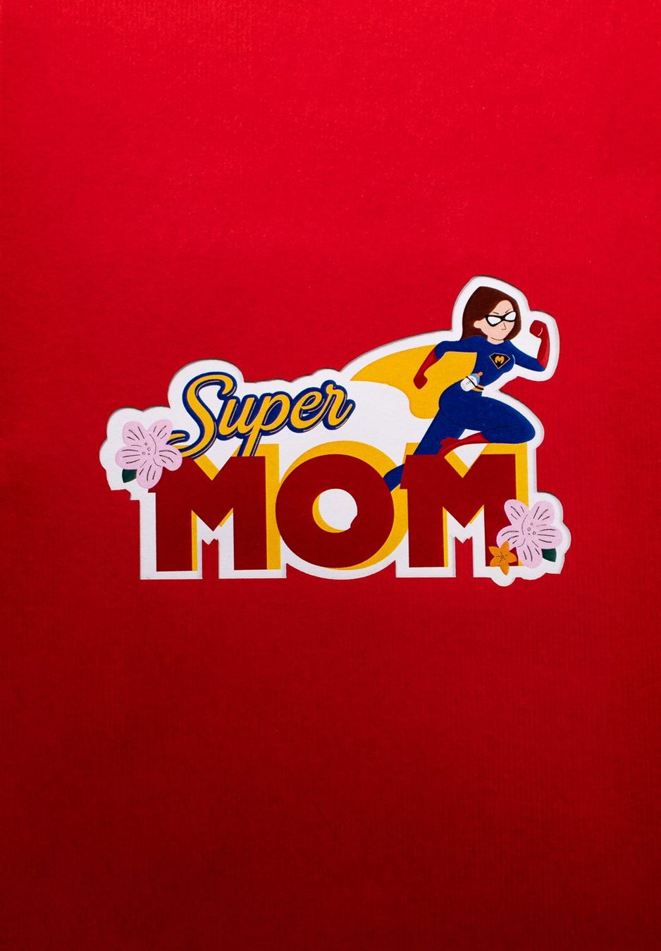 Karten: 3D Karte "Super Mom" Muttertag Pop-Up Karte – Neu und originalverpackt aus Dietikon von Beni2025 1